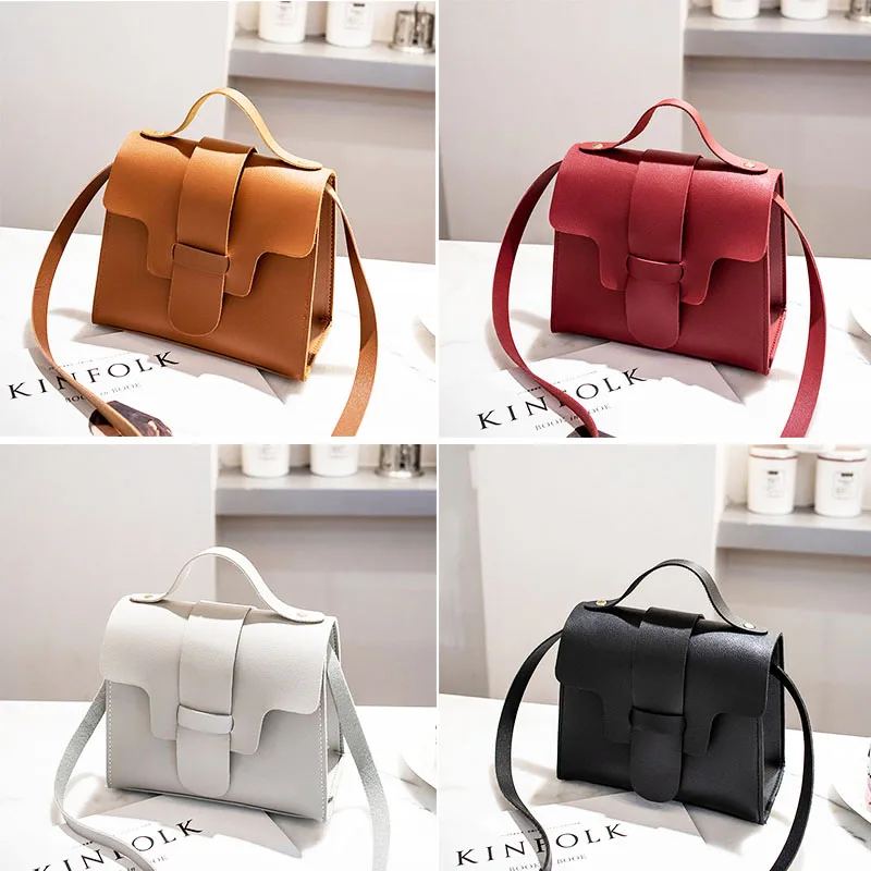 

Luxury Small PU Leather Crossbody Bags for Women 2019 Casual Women's Handbags Tote MIni Shoulder Bags Messenger Bolso Mujer Chic
