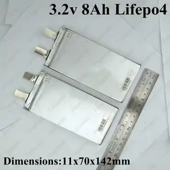 

8pcs lifepo4 3.2v 8ah battery 3.2v 8000mah 3.2v lifepo4 cell battery 20A for toy car ebike diy bici 24v 8ah battery power tools