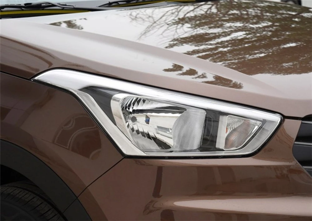 Для hyundai ix25 фары автомобиля прозрачный объектив Автомобильный брелок крышка