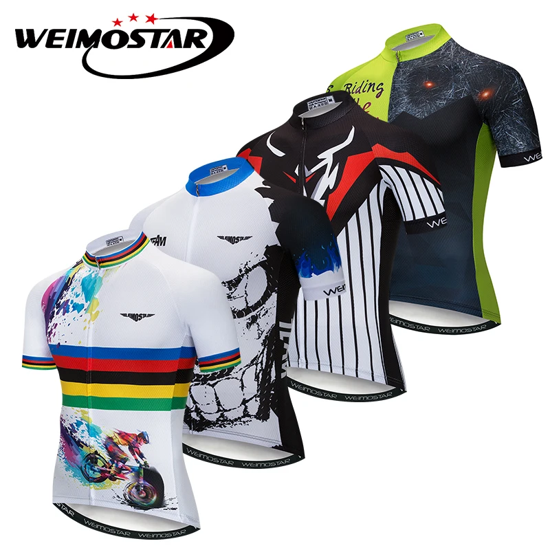 Weimostar Мужская велосипедная майка летняя MTB Джерси ropa ciclismo одежда