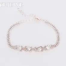 Свадебные браслеты и браслеты новое поступление полная звезда супер сияющие хрустальные стразы женские звенья цепи браслеты B072