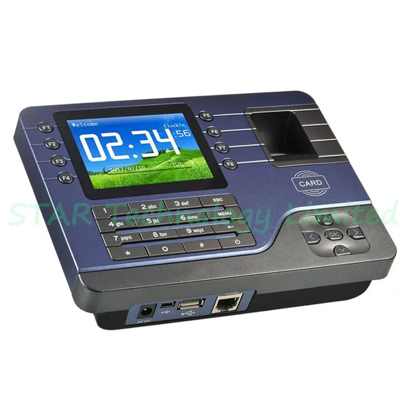 A-C091 TCP/IP отпечатков пальцев часы Регистраторы сотрудник посещаемости электронные английский удар считывающее устройство