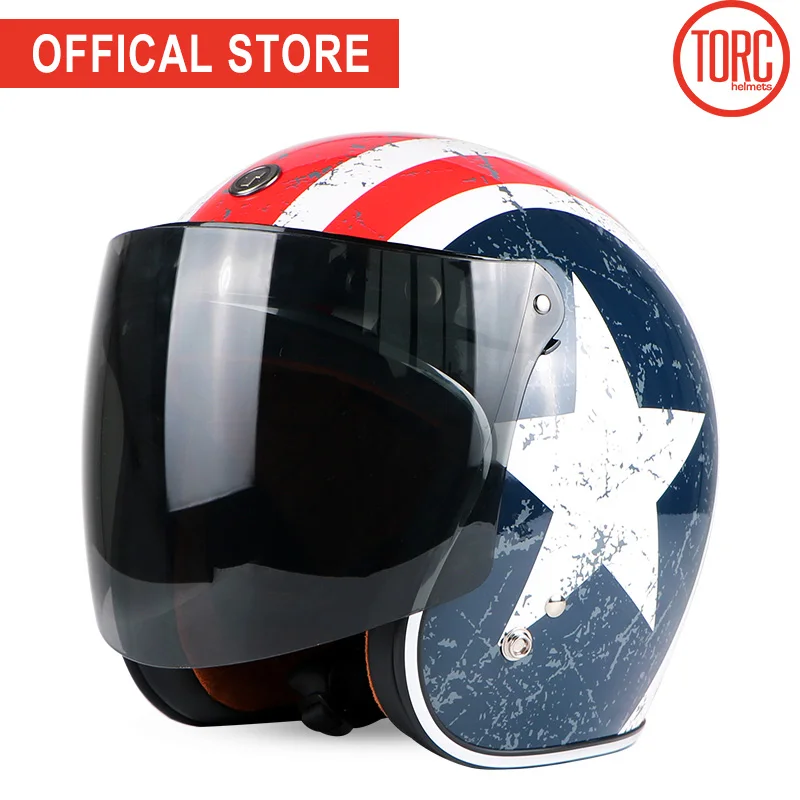TORC brand motorcycle helmet vintage open face helmet flip up vismotorbike motocross jet retro helmet capacete vespa moto helmet TORC brand motorcycle helmet vintage open face helmet flip up vismotorbike motocross jet retro helmet capacete vespa moto helmet
