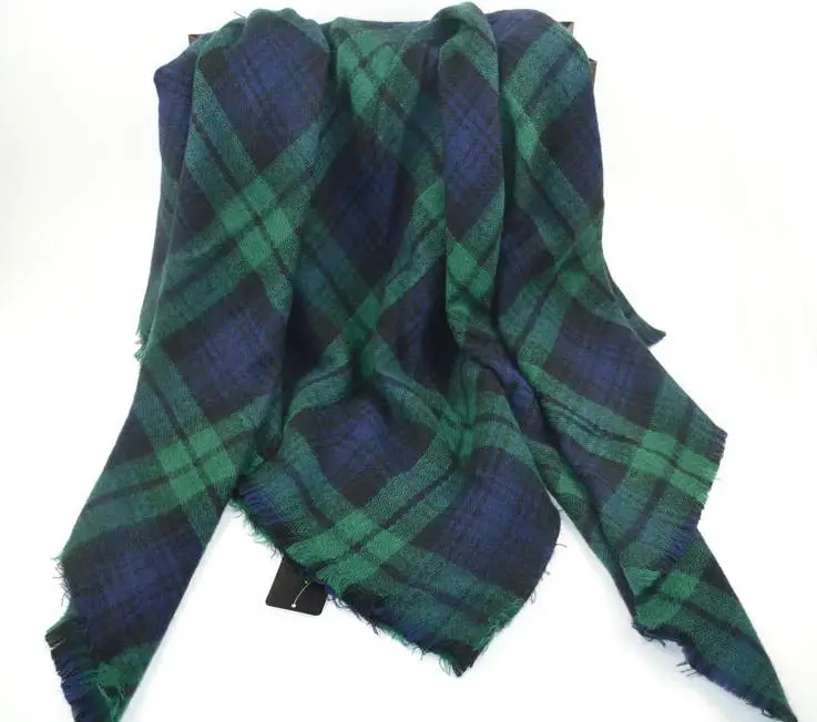 

2019 Fashion Women Soft Warm Scarf Winter Wraps Lace Print Scarfs Red Cape Long Woman Square Shawl Green Female Scarves