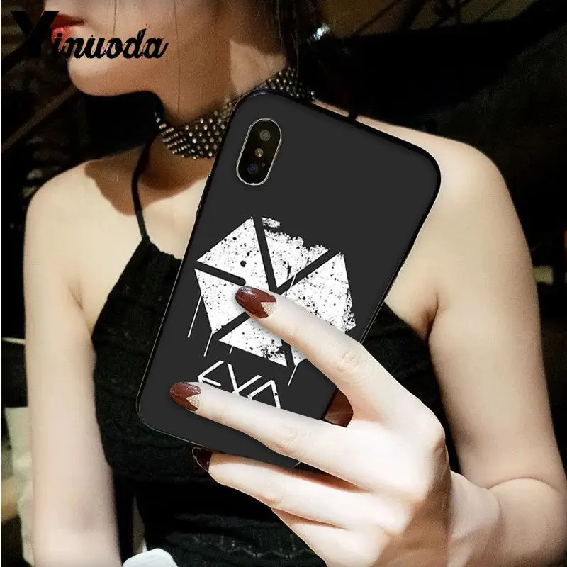 Yinuoda EXO band k-pop kpop Новинка чехол для телефона Fundas чехол для Apple iPhone 8 7 6 6S Plus X XS MAX 5 5S SE XR Чехол для мобильного телефона - Цвет: A13