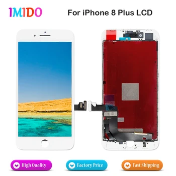 

10Pcs/Lot Pantalla LCD For iPhone 8 Plus Display OEM Digitizer Assembly Replacement AAA with 3D Touch No Dead Pixel Free DHL