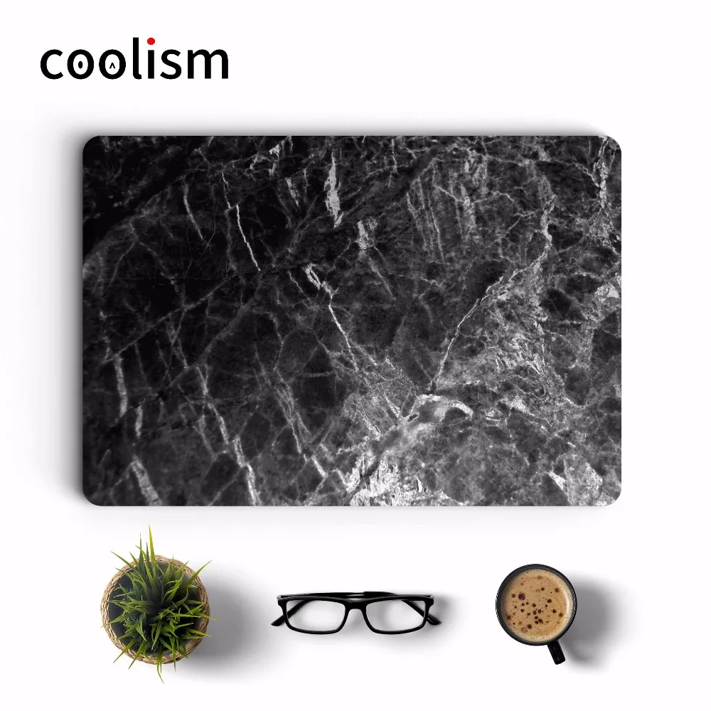 

Black Marble Texture Laptop Full Cover Skin for MacBook Sticker Air Pro Retina 11 12 13 15 inch Protective Notebook Decal Skin