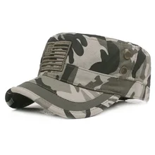 Новые камуфляжные мужские и женские шапки в стиле милитари на весну и лето, хлопковая брендовая Кепка с плоским верхом, 3 цвета, 8691