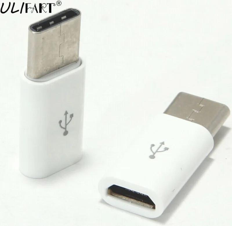 Ulifart Высокое качество USB 3.1 Тип разъёма-C Male Micro USB 2.0 Женский конвертер адаптер данных для MacBook mi6