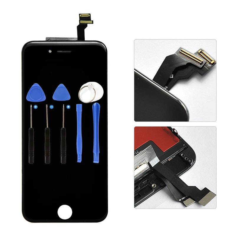imágenes para Calidad AAA Sin Píxeles Muertos Para el iphone 6 Pantalla LCD de Pantalla Táctil Con El Montaje Del Digitizador 4.7 ''Blanco y Negro + herramientas de Envío Gratis imágenes para Calidad AAA Sin Píxeles Muertos Para el iphone 6 Pantalla LCD de Pantalla Táctil Con El Montaje Del Digitizador 4.7 ''Blanco y Negro + herramientas de Envío Gratis