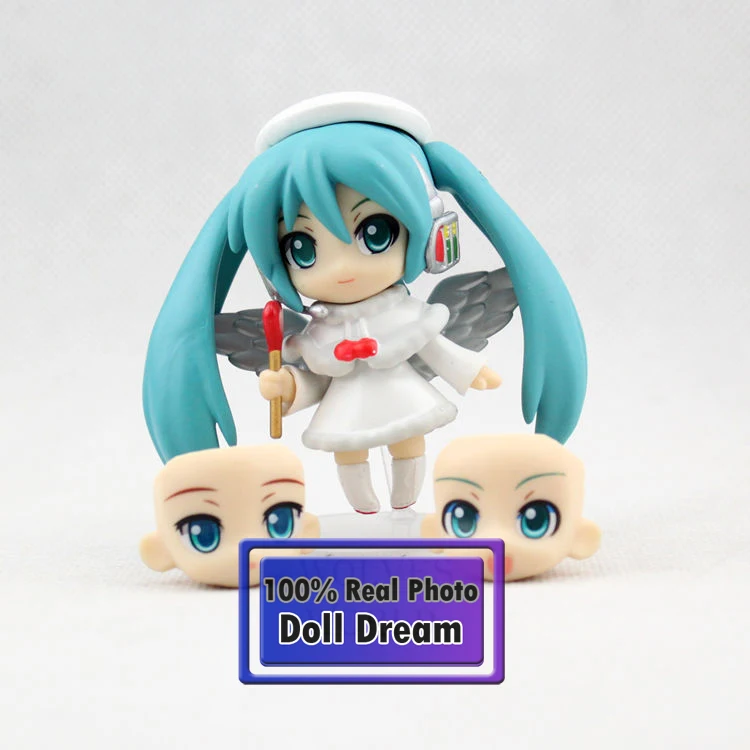 7cm Nendoroid Japan Anime Figure Q Version Clay Angels Hatsune Miku