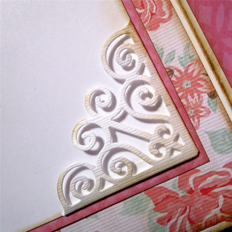 

Naifumodo Deco Corner Pocket Dies for Scrapbooking New 2019 Craft Dies Cuts for Card Making Stitch Troqueles Stencil