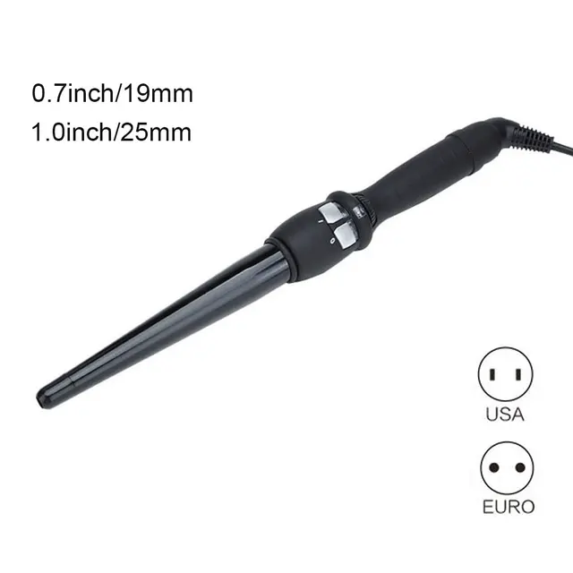Best Offers 110-240V Mini Curler Conical Hairs Curly Heating Curling Iron Machine Ceramic Glaze Cone Electric DIY Hair Care For Lady H7JP Best Offers 110-240V Mini Curler Conical Hairs Curly Heating Curling Iron Machine Ceramic Glaze Cone Electric DIY Hair Care For Lady H7JP