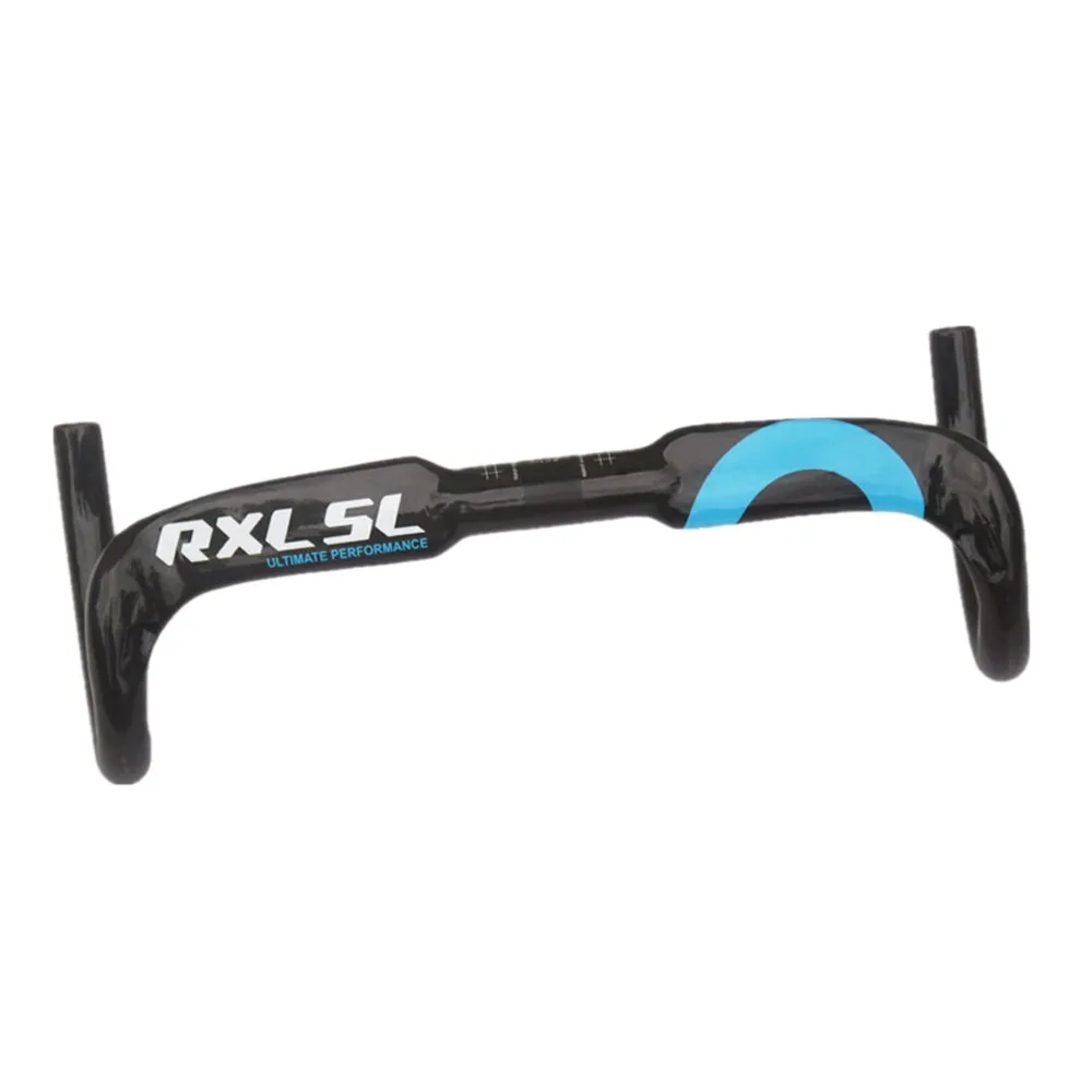 RXL SL Cycling Handlebar Road Bike 31.8 Internal Routing Winding Handle Bar 400420440mm Glossy Matte Carbon Raod Handlebar (6)