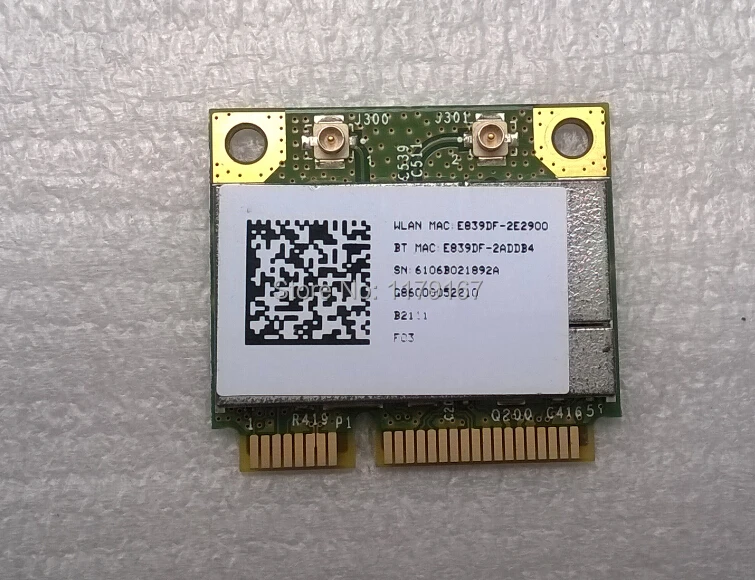 BCM94313HMGB 802.11b/g/n 1x1 WiFi + 20702 Bluetooth 4.0 combination adapteradapter