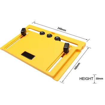 

Woodworking Punch Locator Door Hole Opening Puncher Handle Positioning Tool Wrench Hole Puncher New