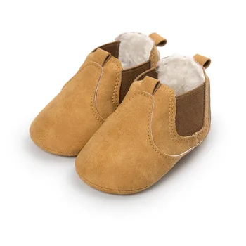 

Winter Newborn Baby Shoes Warm PU Leather Anti-slip Boots First Walkers For 0-18 Months Baby Girl Boy Wholesale