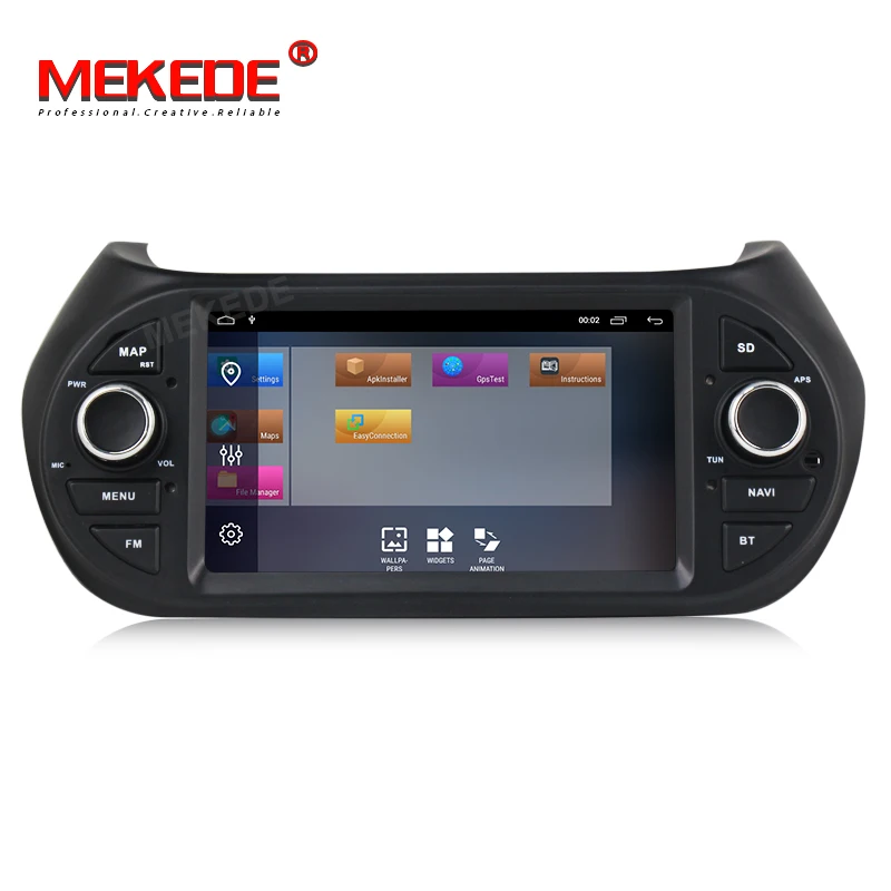 Perfect 7"  Android 9.1 2+32G Car Stereo For Fiat Fiorino Qubo Citroen Nemo Peugeot Bipper Auto Radio FM GPS Navigation WiFi No DVD 1