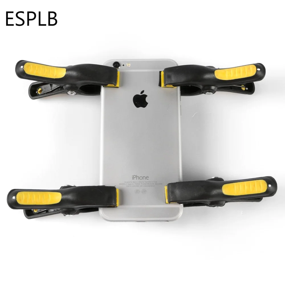 4pcs 3 ''clip di plastica apparecchio universale telefono/Tablet LCD strumenti di fissaggio dello schermo morsetto per iPhone Samsung iPad Kit di strumenti di riparazione