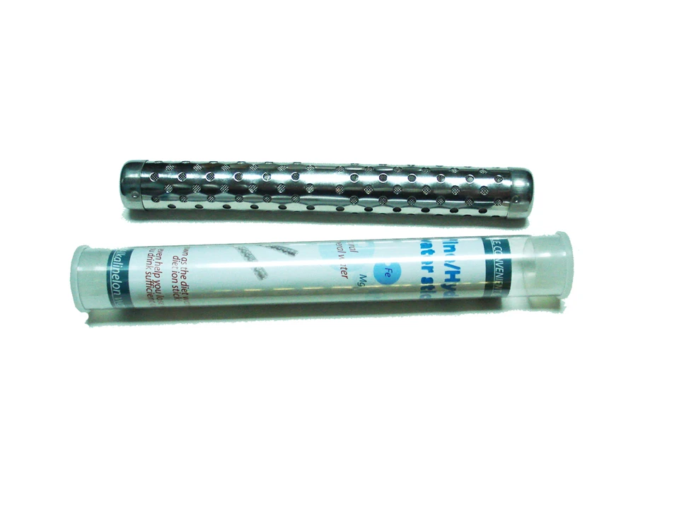 

1piece Stainless Steel Alkaline Hydrogen Water Stick Negative Ion Ionizer Natural Mineral Wand Energy Sticker Water Purifier