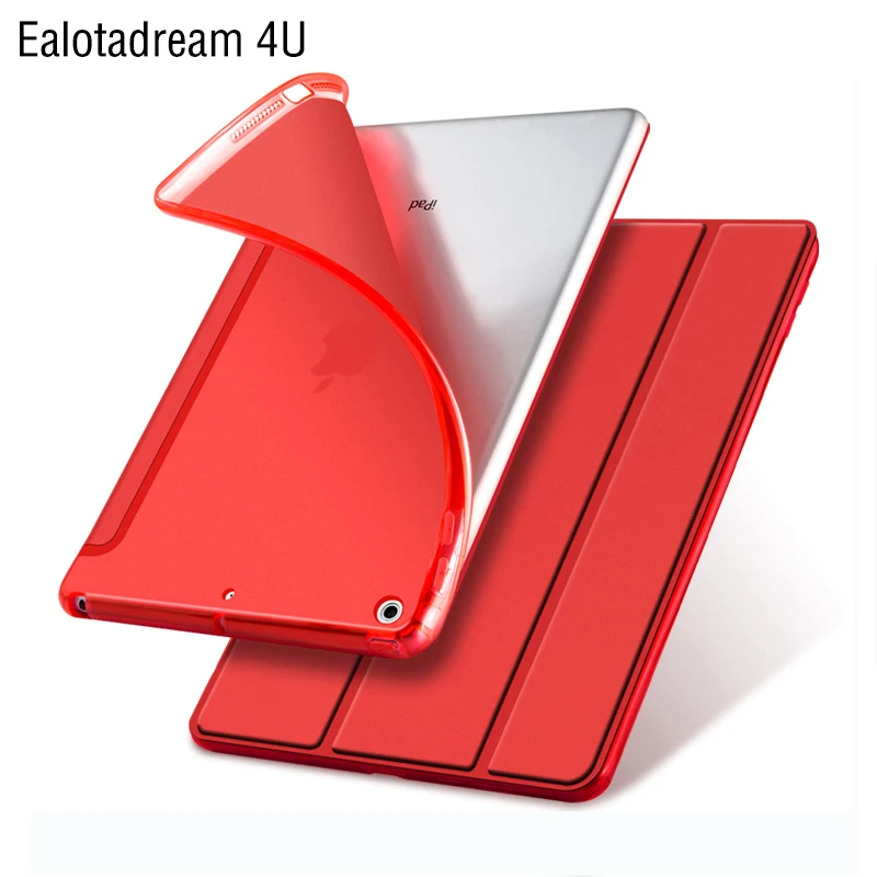 Тонкий чехол книжка для iPad Air 1 2 противоударный силиконовый подставка 5 6 умный