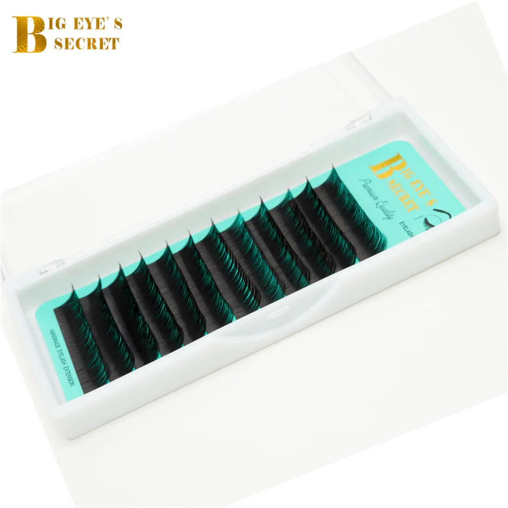 Big Eye's Secret J B C D L Curl synthetic mink artificial Fake False Eye Lash Individual Eyelashes Extension free shipping