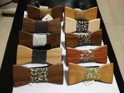 2015 Лидер продаж Европейская мода Личность аксессуар геометрический Дизайн одноцветное Good Wood Хип-хоп галстук-бабочка для Для мужчин