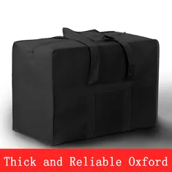 Однотонная багажная сумка большой емкости толстые непромокаемые Оксфордские сумки спортивная сумка огромная змеиная кожа нейлоновые