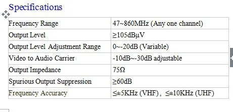 SK-24M 24 в 1 catv головной модулятор CATV модулятор