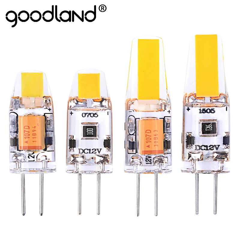 Goodland G4 светодиодный светильник 3 Вт 6 Blub AC DC 12 В высокое качество прожектор