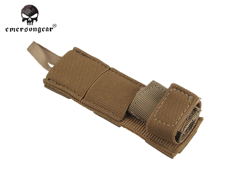 Emerson gear Тактическая Военная радио антенна перемещение небольшой Molle подсумок Emerson армейское боевое снаряжение для страйкбола EM8326 черный загар