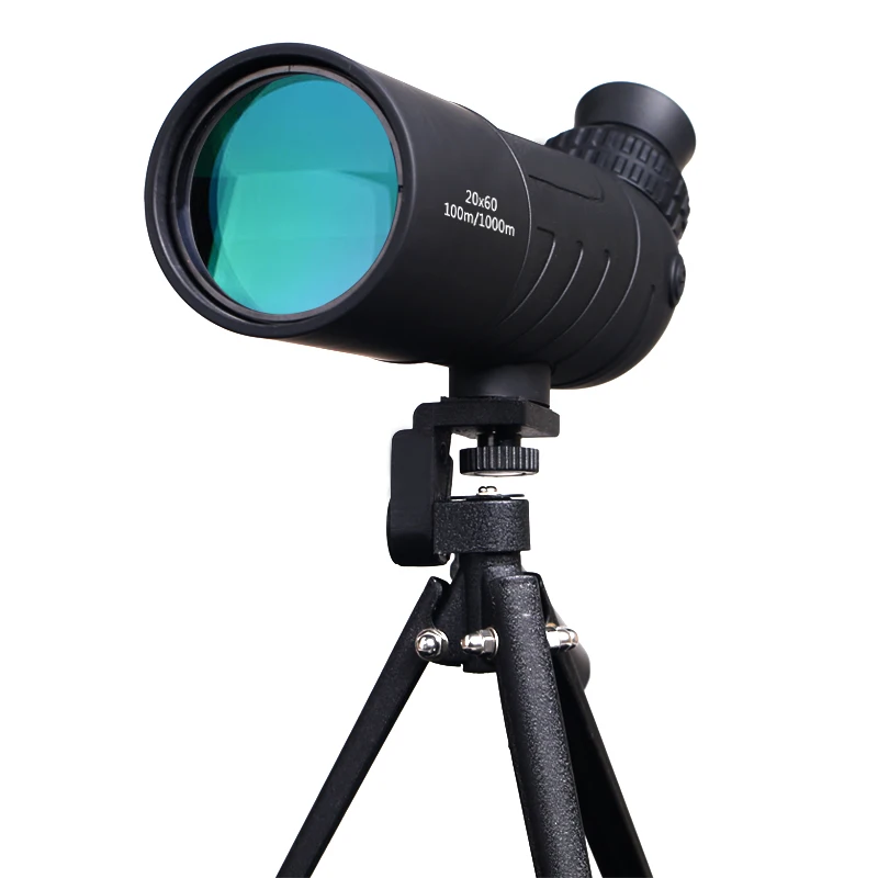 

High Quality 20x60 Traveller Monocular HD Optical Lens Bird Watching High Definition Eyepiece Waterproof Telescope for Camping