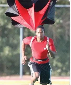 

free shipping football training resistance umbrella 1.4 M red black