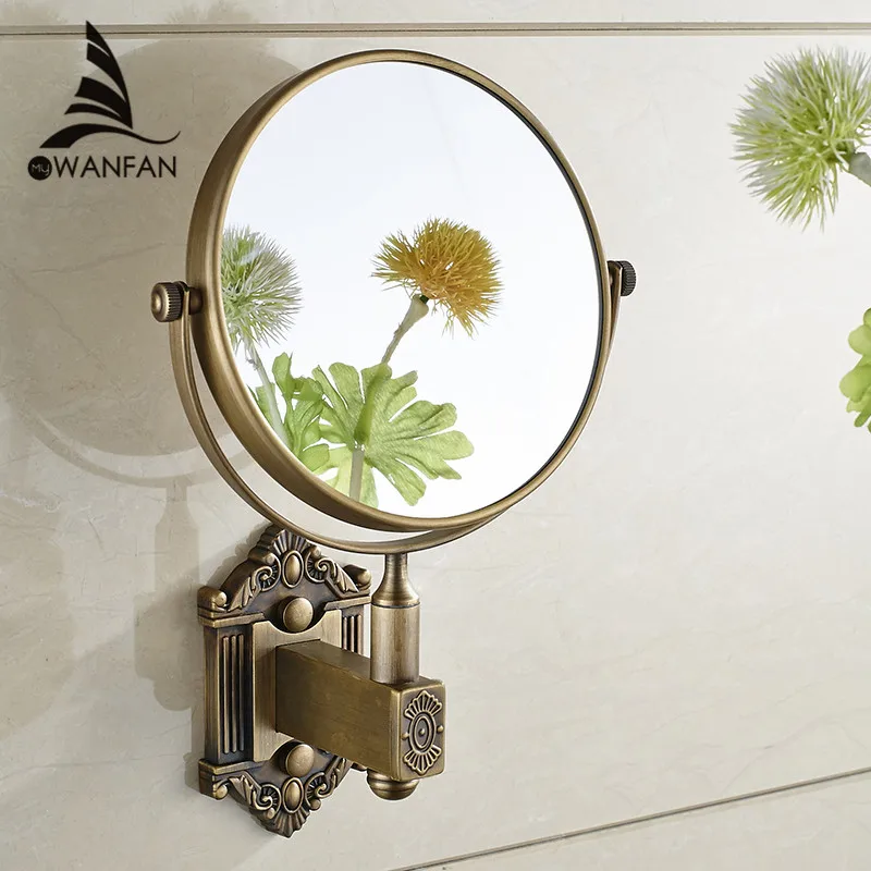 مرايا الحمام العتيقة النحاس 3 x مكبرة مرآة 6 بوصة جولة مرآة الحائط 2 الوجه ماكياج التجميل مرآة الحمام مرآة WF-71241 مرايا الحمام العتيقة النحاس 3 x مكبرة مرآة 6 بوصة جولة مرآة الحائط 2 الوجه ماكياج التجميل مرآة الحمام مرآة WF-71241