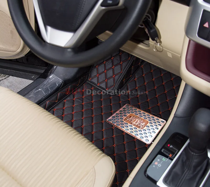 

For Toyota Camry XV30 2001 - 2006 Interior Floor Mats Foot Pad Car Leather Carpet 1set Accessories