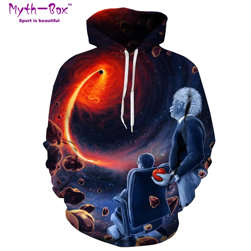 

Women/Men's Sport Hoodies Black Hole 3D Print Collapsar S-3XL Gym Sweatshirts Long Sleeve Oversized Running Hoody Hooded Sweater