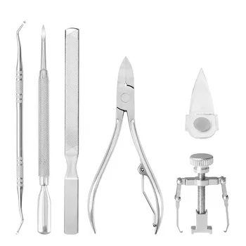 

Ingrown Toe Nail Correction Tool Fixer Recover Toe Paronychia Nail Brace Tools Ingrown Toenails Pedicure Tool Kits