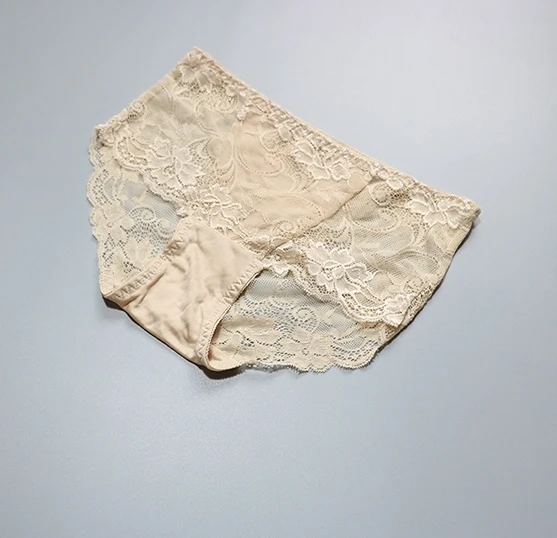 3 упаковки, чистый вязаный шелк, женские сексуальные кружевные трусики, нижнее белье, нижнее белье, M L XL SG011