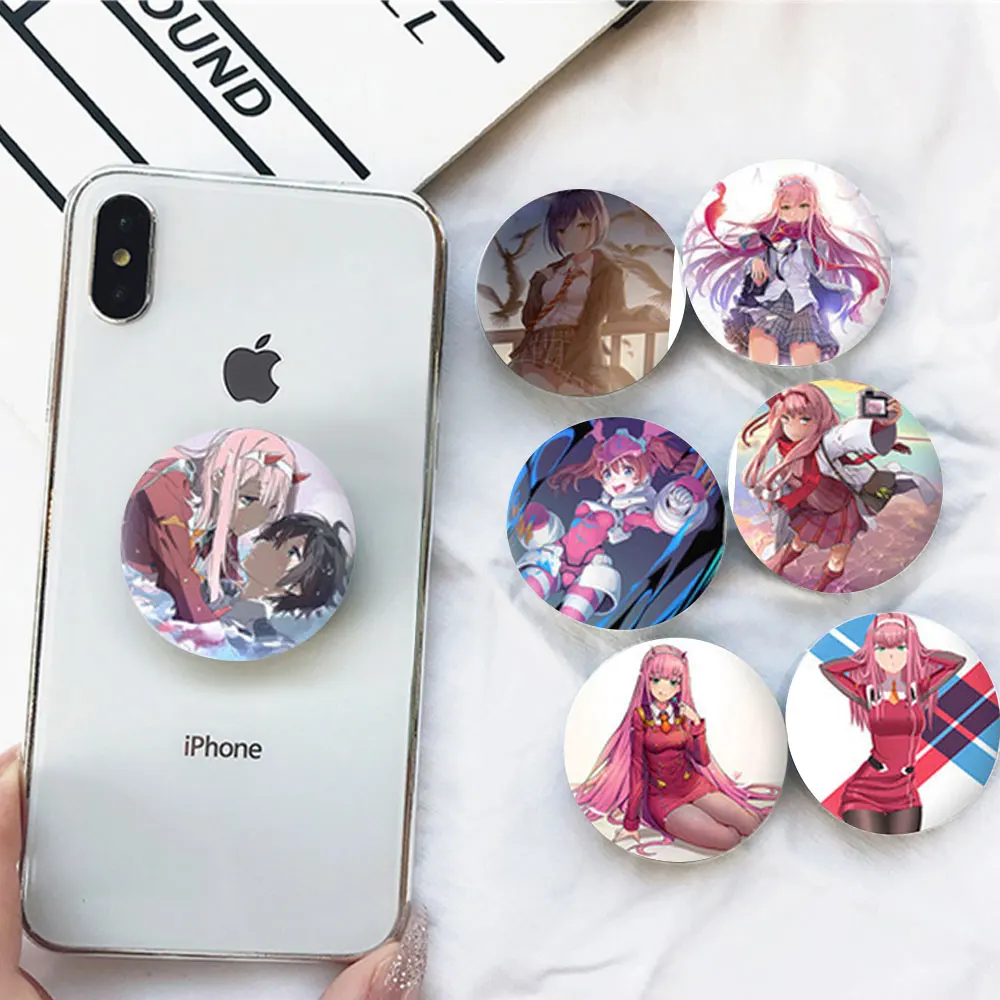 

Giancomics Darling In The Franxx Mobile Phone Bracket Anime Logo Balloon Stent Anti-Drop Extensible Airbag Phone Accessories
