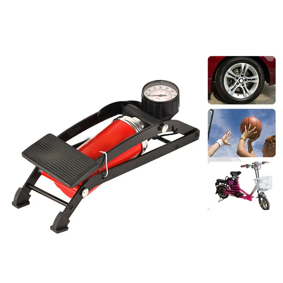 

Car Inflation Pump Foot Pedal Type High Pressure Air Pump Mini Portable Inflator Machine for Car Motorcycle Bike Toys