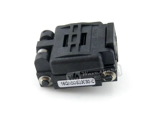 16QN50K23030 16QN50S23030 Plastronics IC Test Socket 0.5mm Pitch for QFN16, MLP16, MLF16 package 16QN50K23030 16QN50S23030 Plastronics IC Test Socket 0.5mm Pitch for QFN16, MLP16, MLF16 package