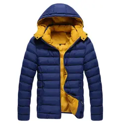 2018 бренд карман парки Пальто 2018 Для мужчин пуховик Для мужчин зима с капюшоном на молнии Для мужчин Костюмы Для мужчин пальто плюс Размеры