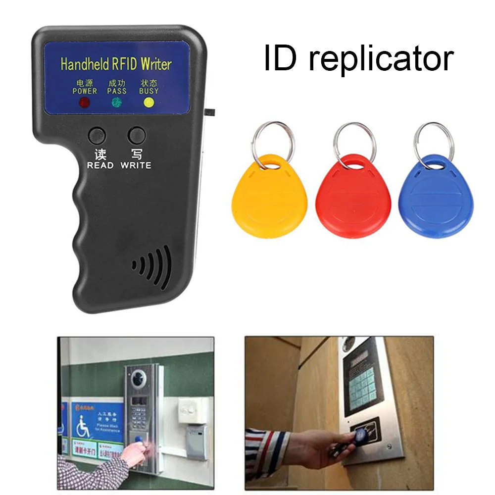 Дубликатор ключ Ручной 125 кГц RFID IC ID карта копир писатель Дубликатор Программист считыватель матч записываемый EM4305 ID КЛЮЧ Fo