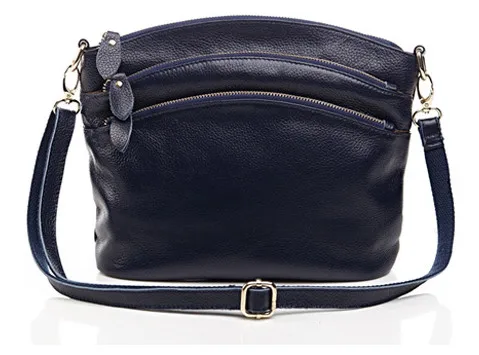 Дизайнерская мини-сумка в виде ракушки, Женская Высококачественная сумка из натуральной кожи, винтажный клатч, женские сумки на плечо, 5 цветов, Vrouwen Lederen - Цвет: Синий