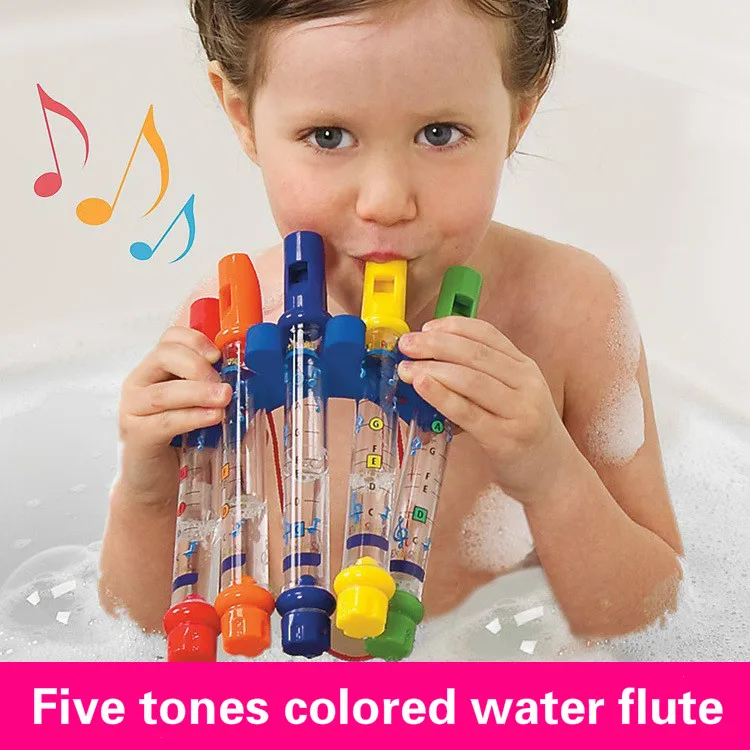 Five Colored Water Toys Musical Instruments Toys The Water Bath Toy