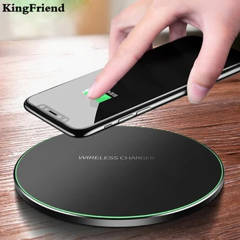 

KingFriend 10W Qi Wireless Charger for iPhone X 8 Visible Fast Wireless Charging pad for Samsung S9 S8 Note 9 9+ 8 Xiaomi Huawei