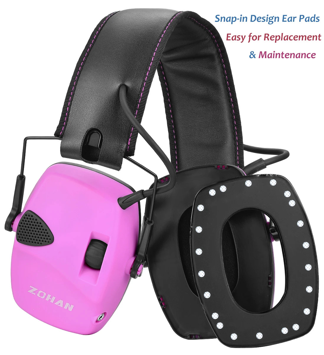 som amplificacao reducao de ruido muffs orelha profissional caca defender 03