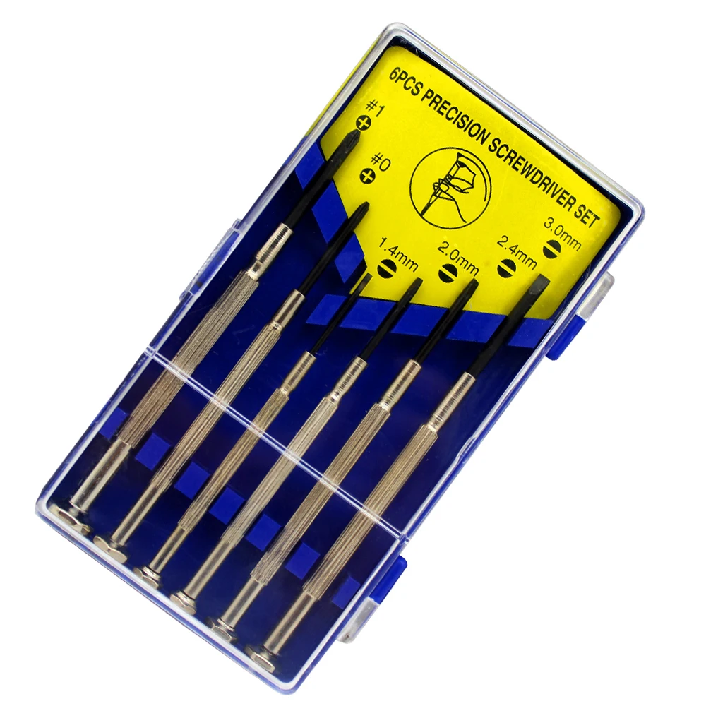 6PCS Precision Screwdriver Set Hardware Tools Small Screwdriver for