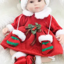 18 дюймов реалистичные reborn baby Мягкие силиконовые виниловые настоящие сенсорные куклы милые Новорожденные детские 17 дюймов Рождественская кукла или игрушки