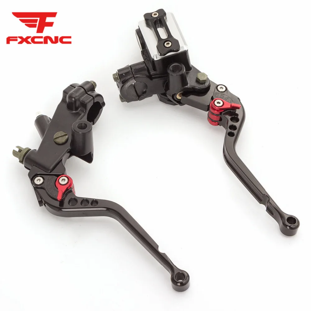 CNC 7/8" 22mm 125 300cc Motorcycles Brake Clutch Levers Master Cylinder